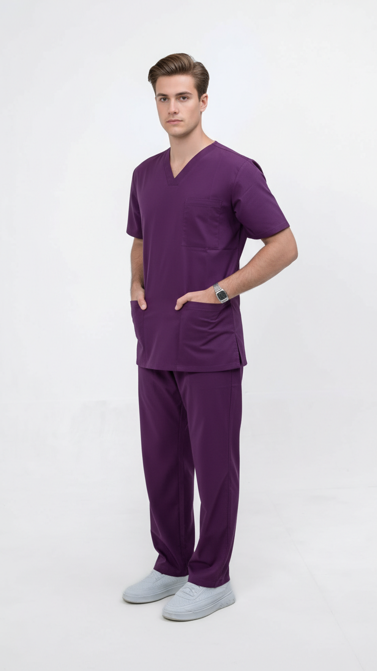 Unisex Half Sleeve Scrub Set – Comfort Fit
