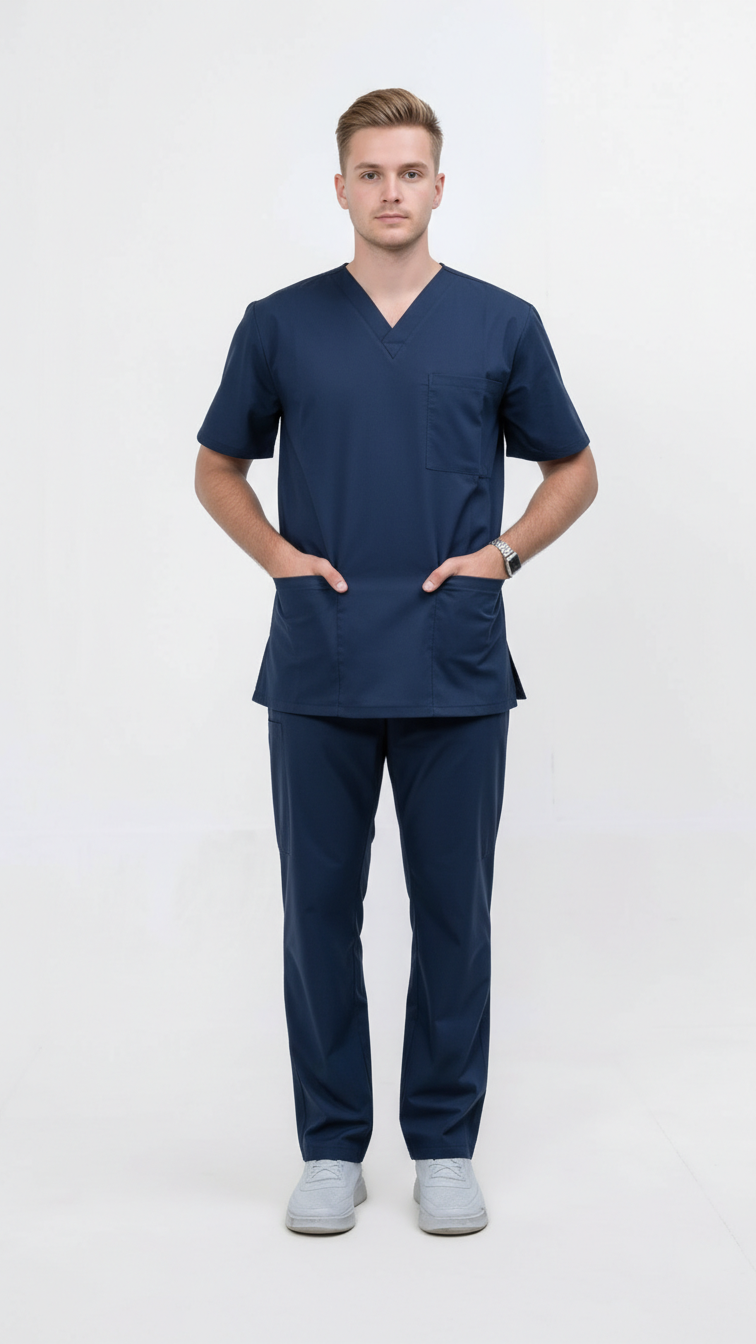 Unisex Half Sleeve Scrub Set – Comfort Fit
