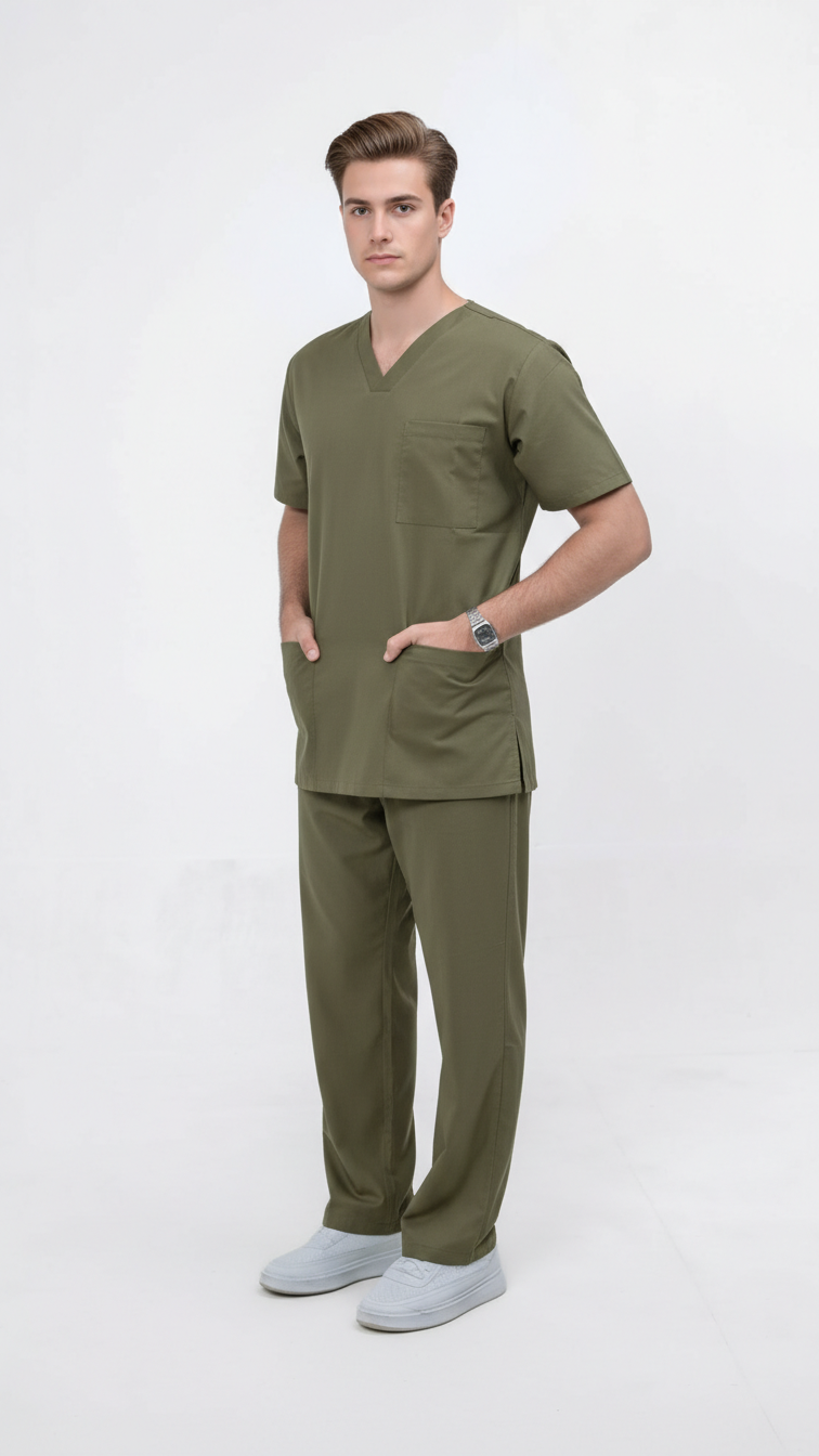 Unisex Half Sleeve Scrub Set – Comfort Fit