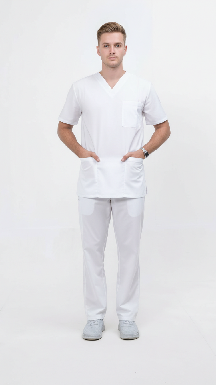 Unisex Half Sleeve Scrub Set – Comfort Fit