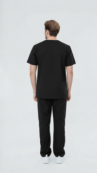 black-scrubs-with-pockets