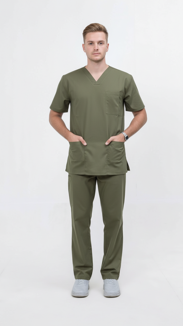Unisex Half Sleeve Scrub Set – Comfort Fit