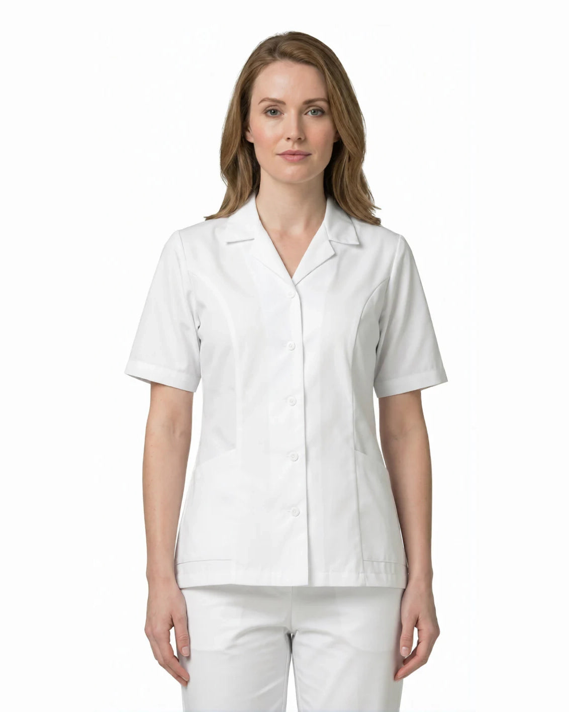 Women’s Lapel Collar Buttoned Top