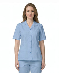 Women’s Lapel Collar Buttoned Top