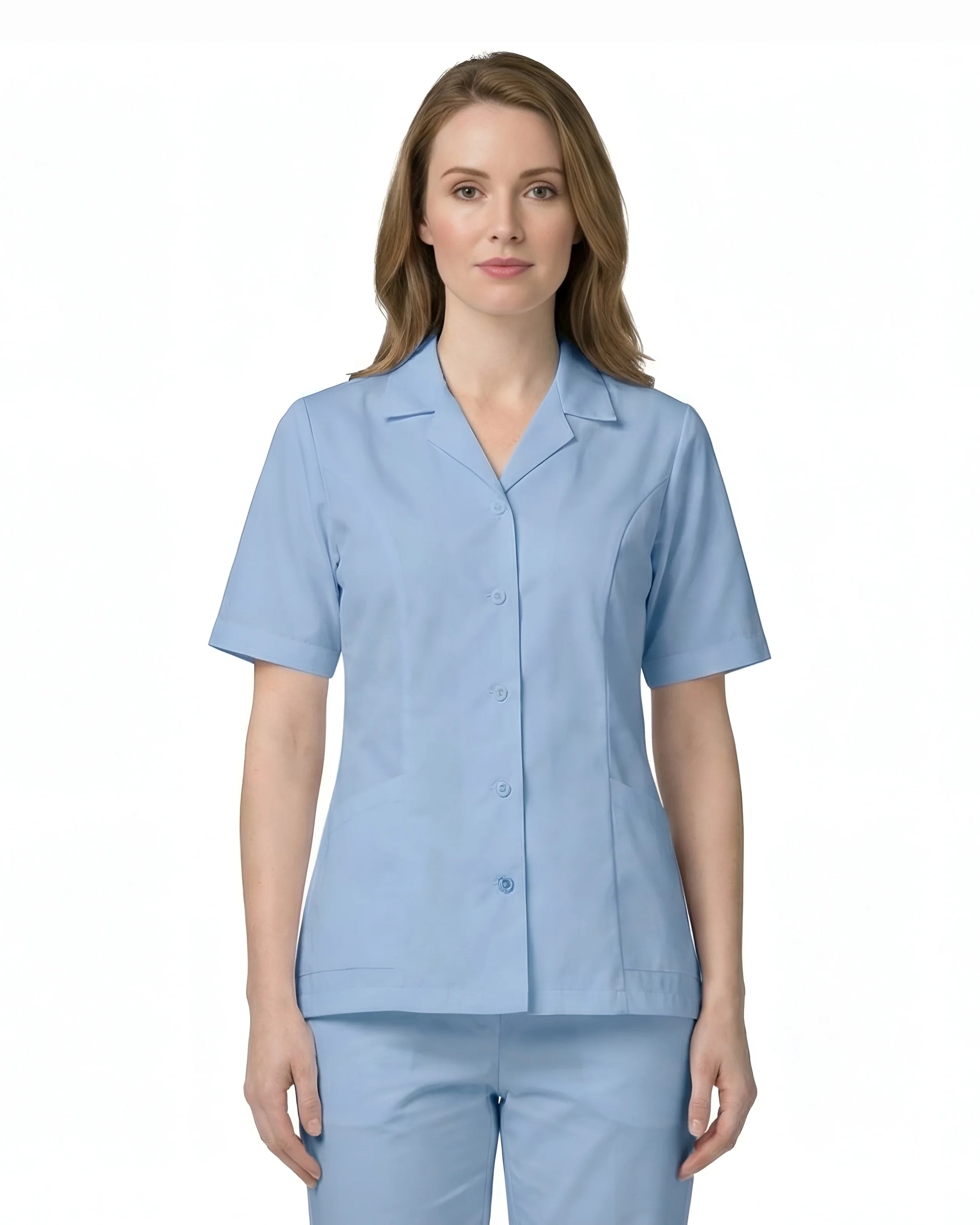 Women’s Lapel Collar Buttoned Top