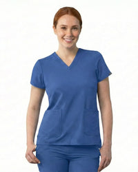 Women’s Modern Wrinkle Resistant V-Neck Set - Premium Micro Stretchable Fabric -  Breathable