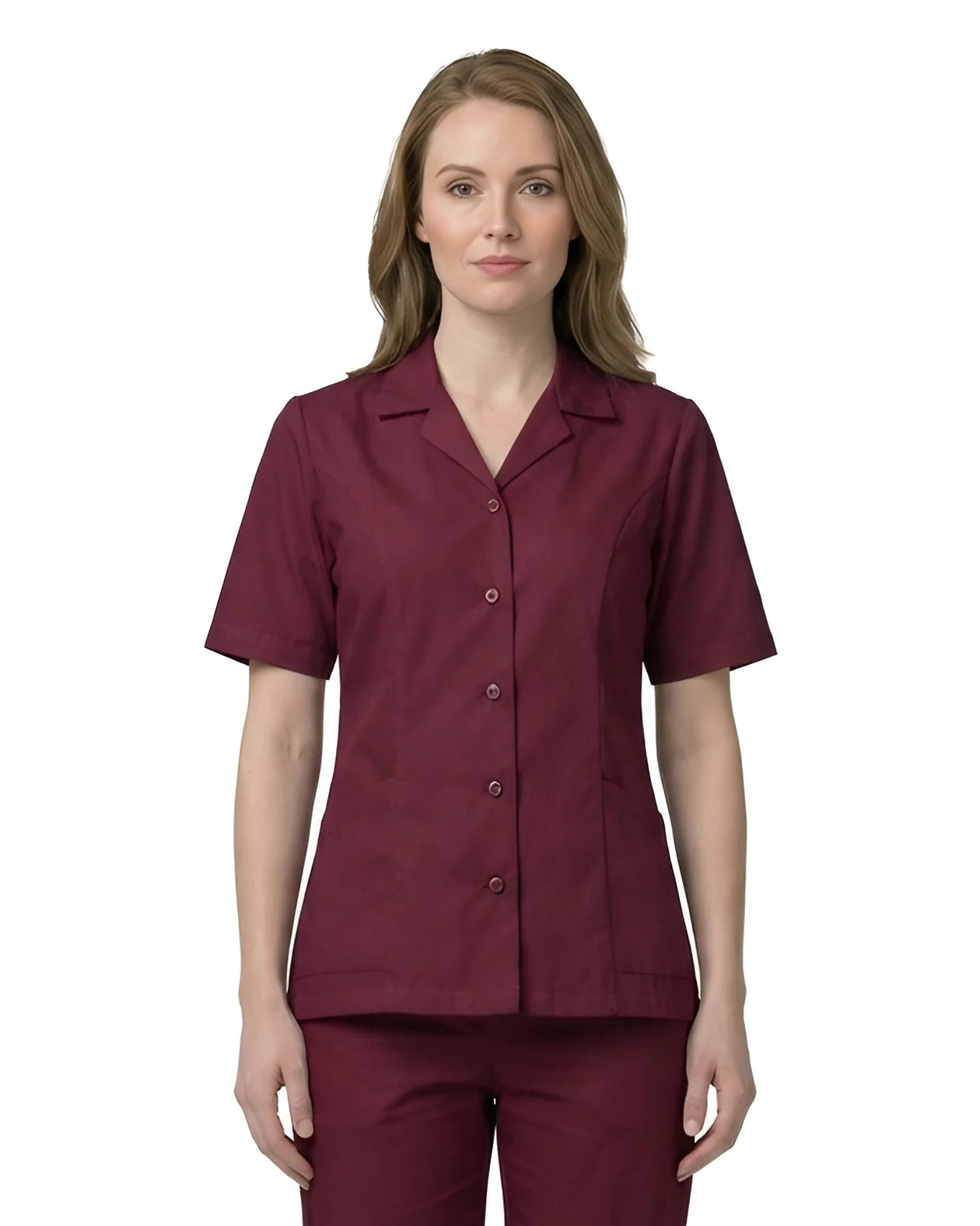 Women’s Lapel Collar Buttoned Top