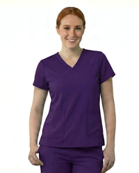 Women’s Modern Wrinkle Resistant V-Neck Set - Premium Micro Stretchable Fabric -  Breathable