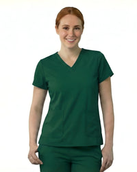 Women’s Modern Wrinkle Resistant V-Neck Set - Premium Micro Stretchable Fabric -  Breathable