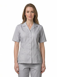 Women’s Lapel Collar Buttoned Top