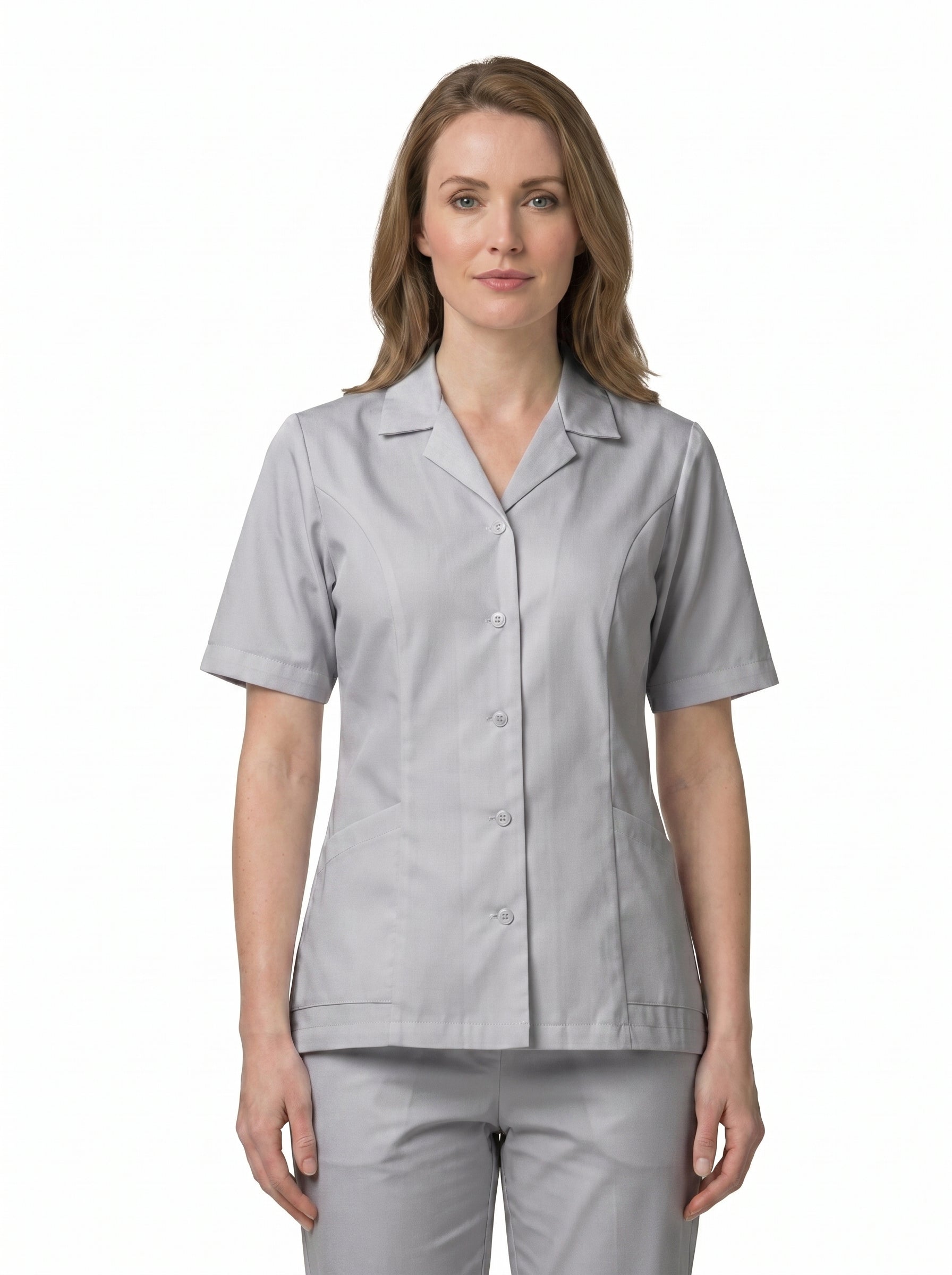 Women’s Lapel Collar Buttoned Top