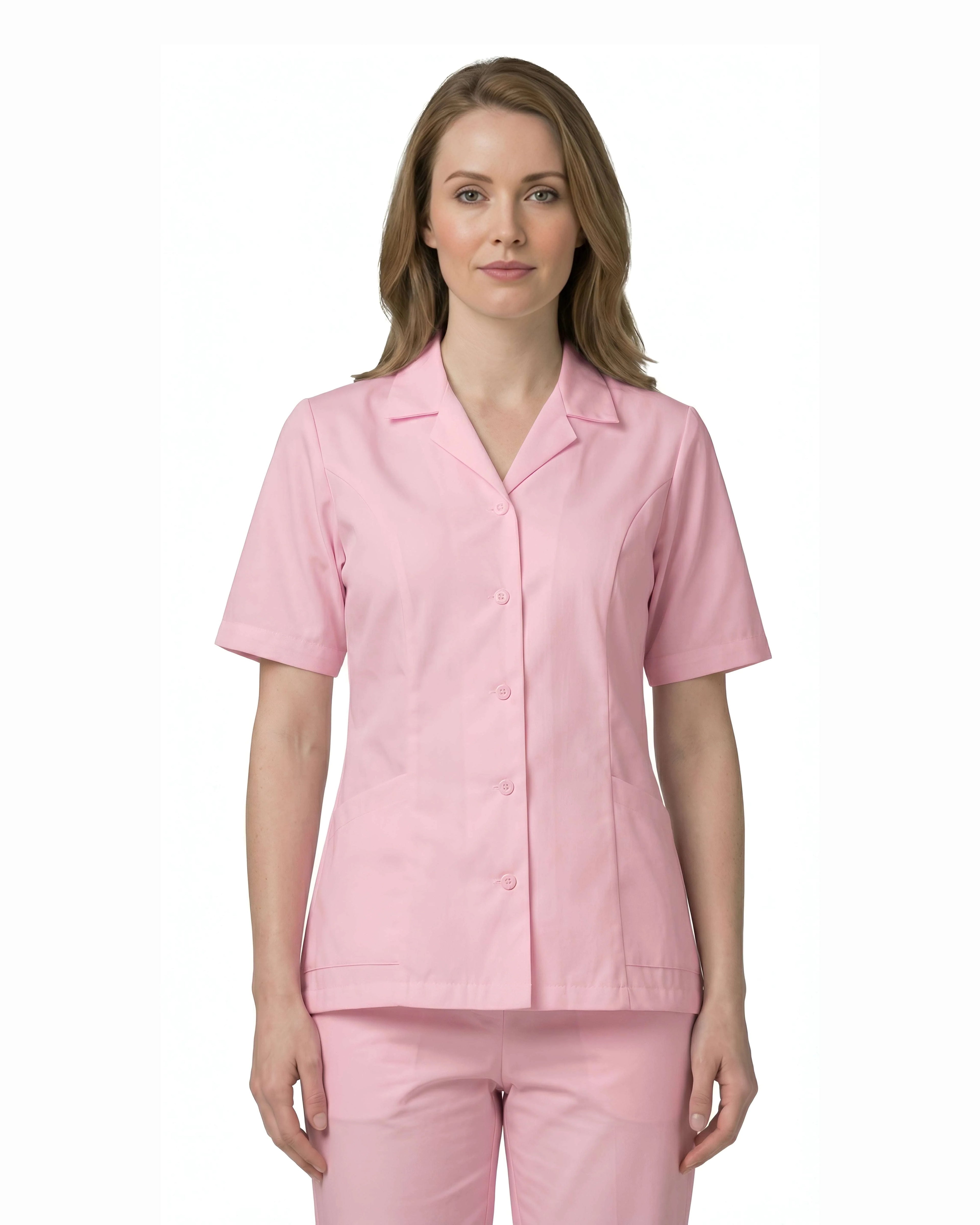 Women’s Lapel Collar Buttoned Top