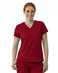 Women’s Modern Wrinkle Resistant V-Neck Set - Premium Micro Stretchable Fabric -  Breathable
