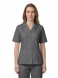 Women’s Lapel Collar Buttoned Top