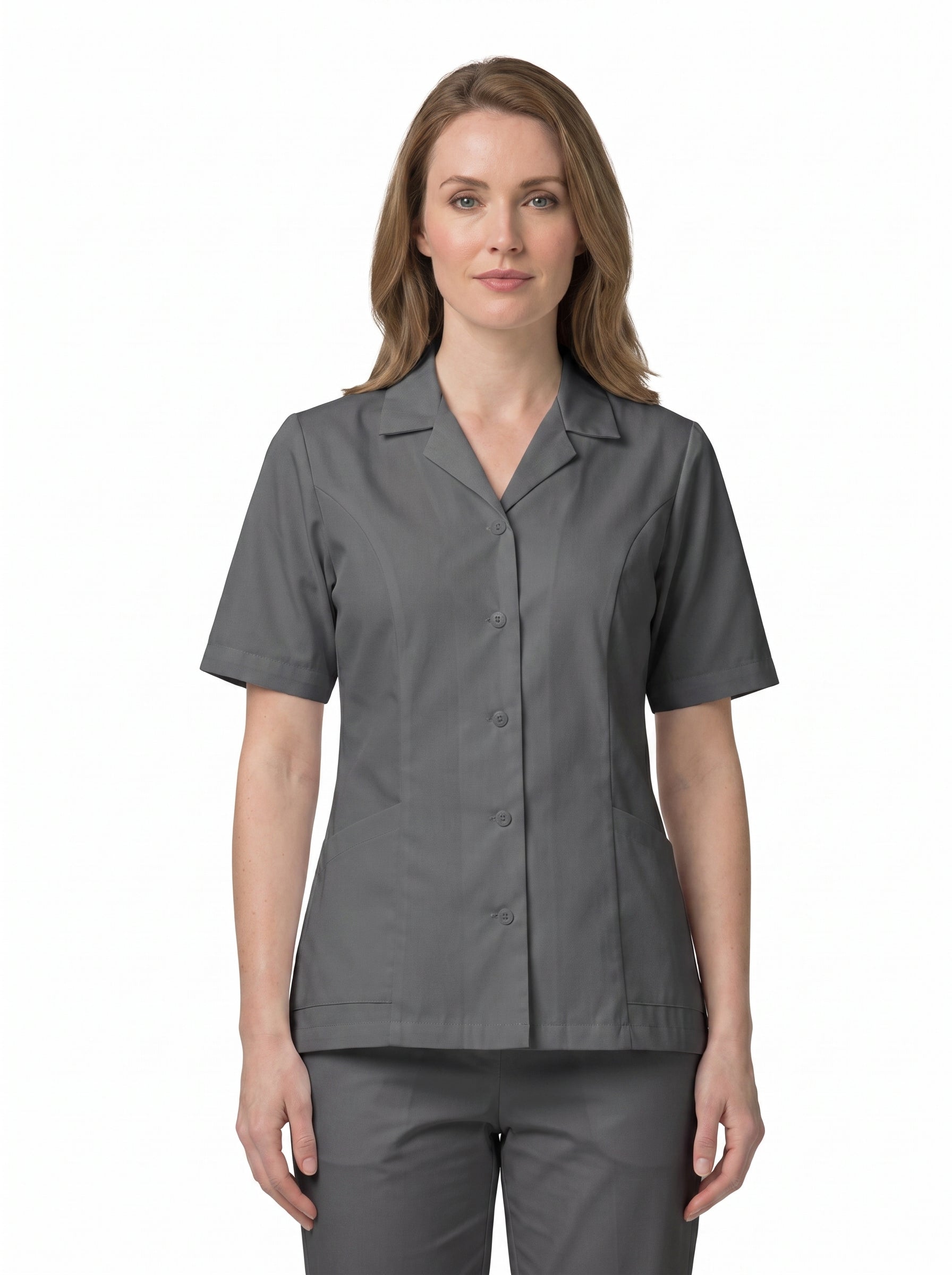Women’s Lapel Collar Buttoned Top