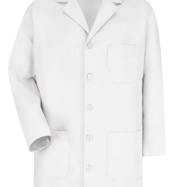 UNISEX LAB COAT (HALF SLEEVES, 3 POCKETS)