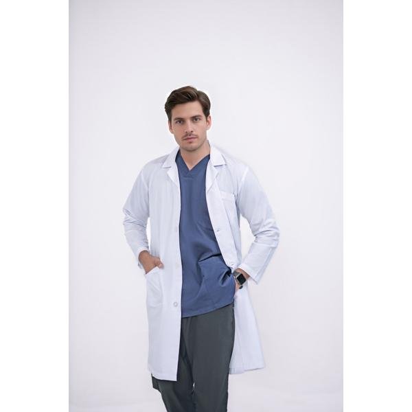UNISEX LAB COAT (HALF SLEEVES, 3 POCKETS)